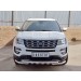 Руссталь FEZ-002656 защита переднего бампера d63 дуга-d63 уголки+клыки на Ford Explorer 2016-