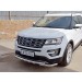 Руссталь FEZ-002656 защита переднего бампера d63 дуга-d63 уголки+клыки на Ford Explorer 2016-