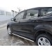Руссталь FGO-002598 пороги труба 120х60 овал с проступью на Ford Kuga 2016-