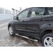 Руссталь FGT-0026022 пороги труба d76 с накладкой (вариант 2) на Ford Kuga 2016-