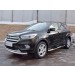 Руссталь FGT-0026023 пороги труба d76 с накладкой (вариант 3) на Ford Kuga 2016-