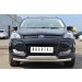 Руссталь FGZ-001378 защита переднего бампера d63 (секции) d75х42 (дуга) на Ford Kuga 2013-