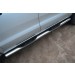 Руссталь FRT-0012982 пороги труба d76 с накладкой (вариант 2) на Ford Ranger 2011-