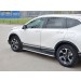 Руссталь HCRL-0028292 пороги труба d42 с листом (лист алюм, проф.сталь) (вариант 2) на Honda CR-V 2017-