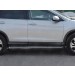 Руссталь HCRO-002223 пороги труба 75х42 овал с проступью на Honda CR-V 2015 2.0
