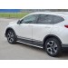 Руссталь HCRO-002831 пороги труба 120х60 овал с проступью на Honda CR-V 2017-