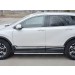 Руссталь HCRO-002832 пороги труба 75х42 овал с проступью на Honda CR-V 2017-