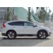 Руссталь HCRT-0022213 пороги труба d76 с накладкой (вариант 3) на Honda CR-V 2015 2.0