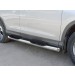 Руссталь HCRT-0022213 пороги труба d76 с накладкой (вариант 3) на Honda CR-V 2015 2.0
