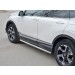 Руссталь HCRT-0028332 пороги труба d63 (вариант 2) на Honda CR-V 2017-