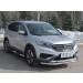 Руссталь HCRZ-002220 защита переднего бампера d63 секции-d42 дуга на Honda CR-V 2015 2.0