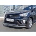 Руссталь HCRZ-002419 защита переднего бампера d63 секция-75х42 дуга на Hyundai Creta 2016-