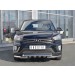 Руссталь HCRZ-002420 защита переднего бампера d63 дуга-d63 уголки+клыки на Hyundai Creta 2016-