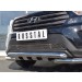 Руссталь HCRZ-002420 защита переднего бампера d63 дуга-d63 уголки+клыки на Hyundai Creta 2016-