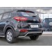 Руссталь HCRZ-002428 защита заднего бампера d42 волна на Hyundai Creta 2016-