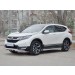 Руссталь HCRZ-002824 защита переднего бампера d63 дуга-d63 уголки+клыки на Honda CR-V 2017-