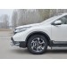 Руссталь HCRZ-002827 защита переднего бампера d63 секции-d63 секции с декором на Honda CR-V 2017-