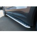 Руссталь HSFL-002011 пороги труба d42 с листом на Hyundai Santa Fe Grand 2014