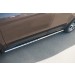 Руссталь HSFO-002010 пороги труба 75х42 овал с проступью на Hyundai Santa Fe Grand 2014