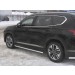 Руссталь HSFO-003170 пороги труба 120х60 овал с проступью на Hyundai Santa Fe 2018-