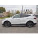 Руссталь HSFPO-002447 пороги труба 75х42 овал с проступью на Hyundai Santa Fe Premium 2015