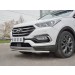 Руссталь HSFPZ-002440 защита переднего бампера d42 секция на Hyundai Santa Fe Premium 2015