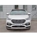Руссталь HSFPZ-002441 защита переднего бампера d42 секция-d42 дуга на Hyundai Santa Fe Premium 2015