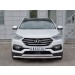 Руссталь HSFPZ-002443 защита переднего бампера d63 секция-d42 дуга на Hyundai Santa Fe Premium 2015