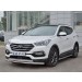 Руссталь HSFPZ-002443 защита переднего бампера d63 секция-d42 дуга на Hyundai Santa Fe Premium 2015
