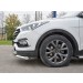 Руссталь HSFPZ-002443 защита переднего бампера d63 секция-d42 дуга на Hyundai Santa Fe Premium 2015