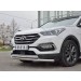 Руссталь HSFPZ-002443 защита переднего бампера d63 секция-d42 дуга на Hyundai Santa Fe Premium 2015