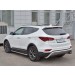 Руссталь HSFPZ-002452 защита заднего бампера d63 волна под машину на Hyundai Santa Fe Premium 2015