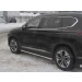 Руссталь HSFT-003173 пороги труба d42 секции (вариант 1) на Hyundai Santa Fe 2018-