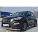 Руссталь HSFZ-001216 защита переднего бампера d63 ( секции) / d63 (дуга) на Hyundai Santa Fe 2012-