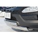 Руссталь HSFZ-001217 защита переднего бампера 75х42 / 75х42 овал на Hyundai Santa Fe 2012-