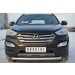 Руссталь HSFZ-001219 защита переднего бампера d76 (дуга) на Hyundai Santa Fe 2012-