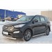 Руссталь HSFZ-001219 защита переднего бампера d76 (дуга) на Hyundai Santa Fe 2012-