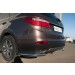 Руссталь HSFZ-002014 защита заднего бампера уголки d63(секции) на Hyundai Santa Fe Grand 2014
