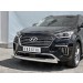 Руссталь HSFZ-002730 защита переднего бампера d75х42 дуга на Hyundai Santa Fe Grand 2016-