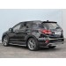 Руссталь HSFZ-002741 защита заднего бампера d42 дуга на Hyundai Santa Fe Grand 2016-