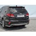 Руссталь HSFZ-002742 защита заднего бампера уголки d42 секции на Hyundai Santa Fe Grand 2016-