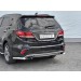 Руссталь HSFZ-002743 защита заднего бампера уголки d63 секции на Hyundai Santa Fe Grand 2016-