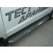Руссталь HSL-000766 пороги труба d42 с листом на Hyundai Santa Fe 2009-2011