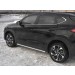 Руссталь HTO-003098 пороги труба 75х42 овал с проступью на Hyundai Tucson 2018-