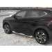 Руссталь HTT-0031013 пороги труба d76 с накладкой (вариант 3) на Hyundai Tucson 2018-