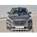 Руссталь HTZ-002230 защита переднего бампера d63 дуга-d63 дуга+клыки на Hyundai Tucson 2015