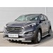 Руссталь HTZ-002230 защита переднего бампера d63 дуга-d63 дуга+клыки на Hyundai Tucson 2015