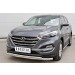 Руссталь HTZ-002233 защита переднего бампера d63 секция-d42 дуга на Hyundai Tucson 2015