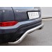 Руссталь HTZ-002240 защита заднего бампера d63 волна под машину на Hyundai Tucson 2015