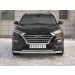 Руссталь HTZ-003093 защита переднего бампера d63 дуга-d42 дуга на Hyundai Tucson 2018-